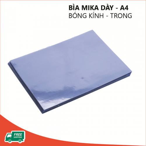 Bìa mika đóng sổ A4 dày