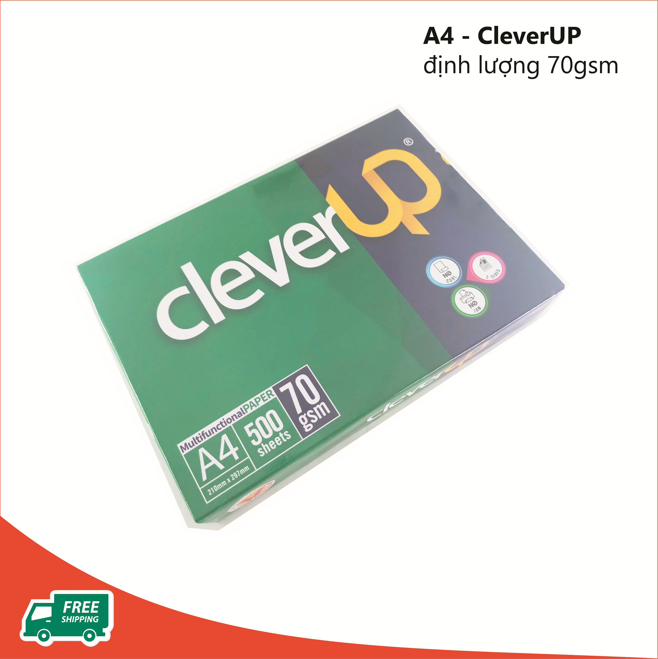 Giấy A4 CleverUp ĐL 70gsm